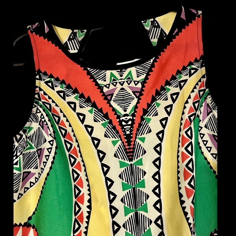NEW! GLAM Mirror-Image Print Shift Dress! - Picture 9 of 10